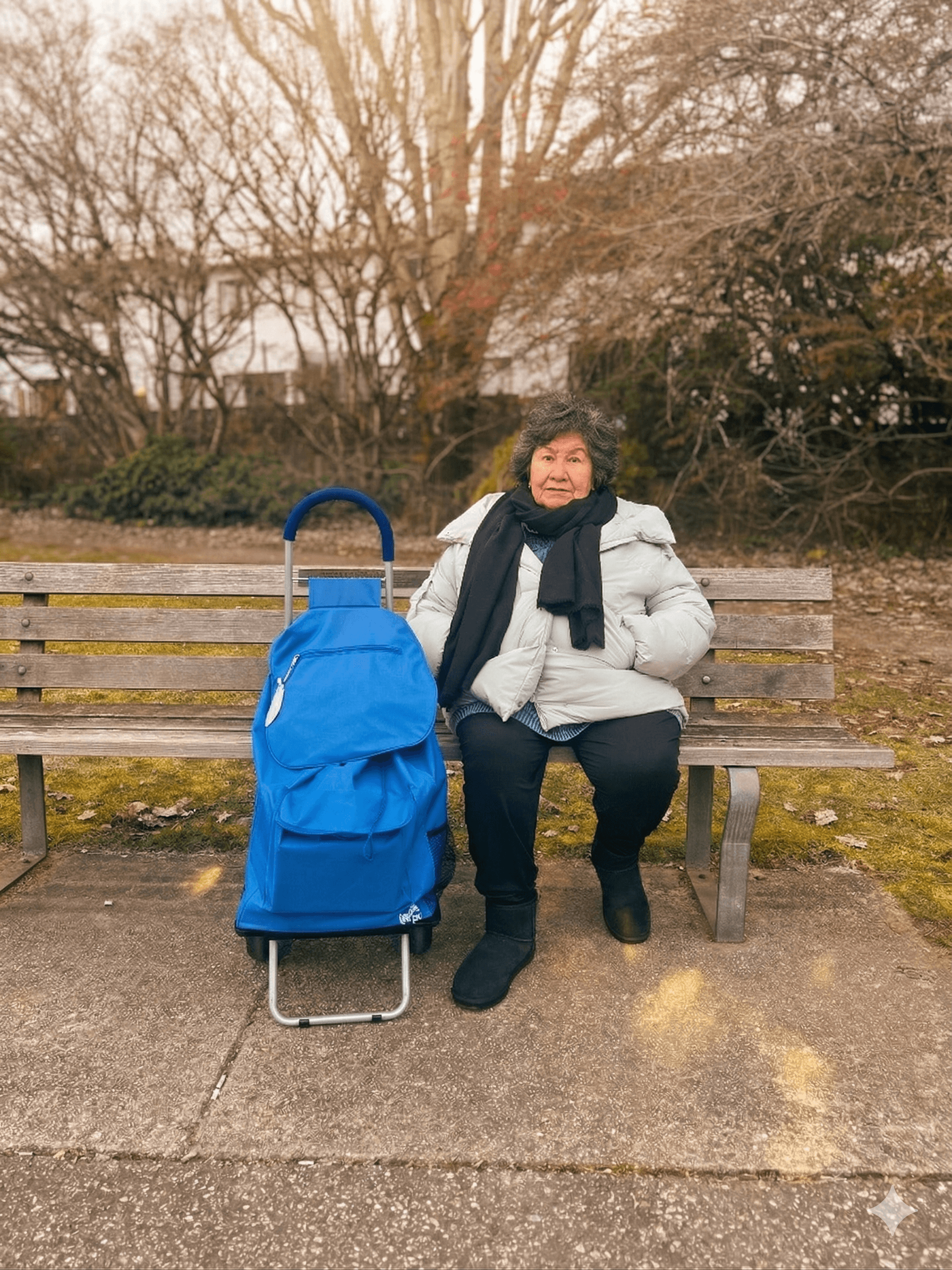Sylvita en un parque en Vancouver